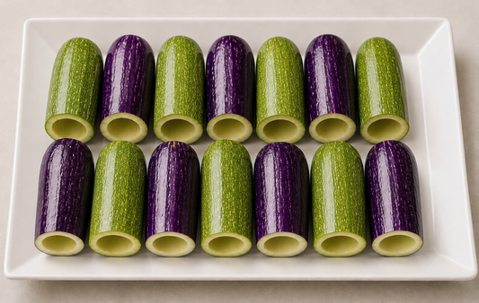 Hollowed Zucchini & Eggplant 1kg