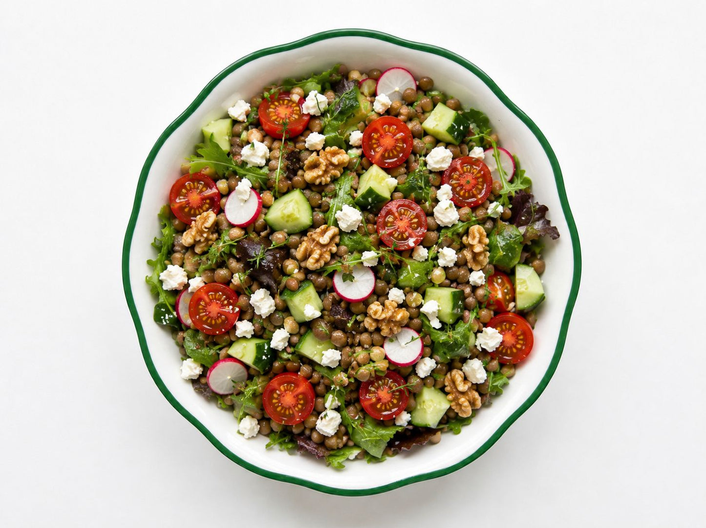 Lentil Feta Salad