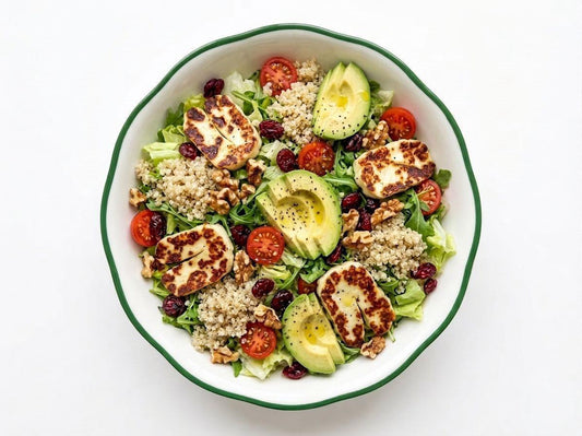 Quinoa Halloumi Salad