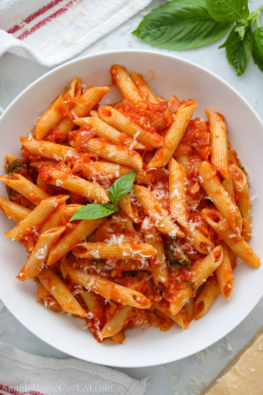 Pasta with red sauce (Wednesday & Thursday)